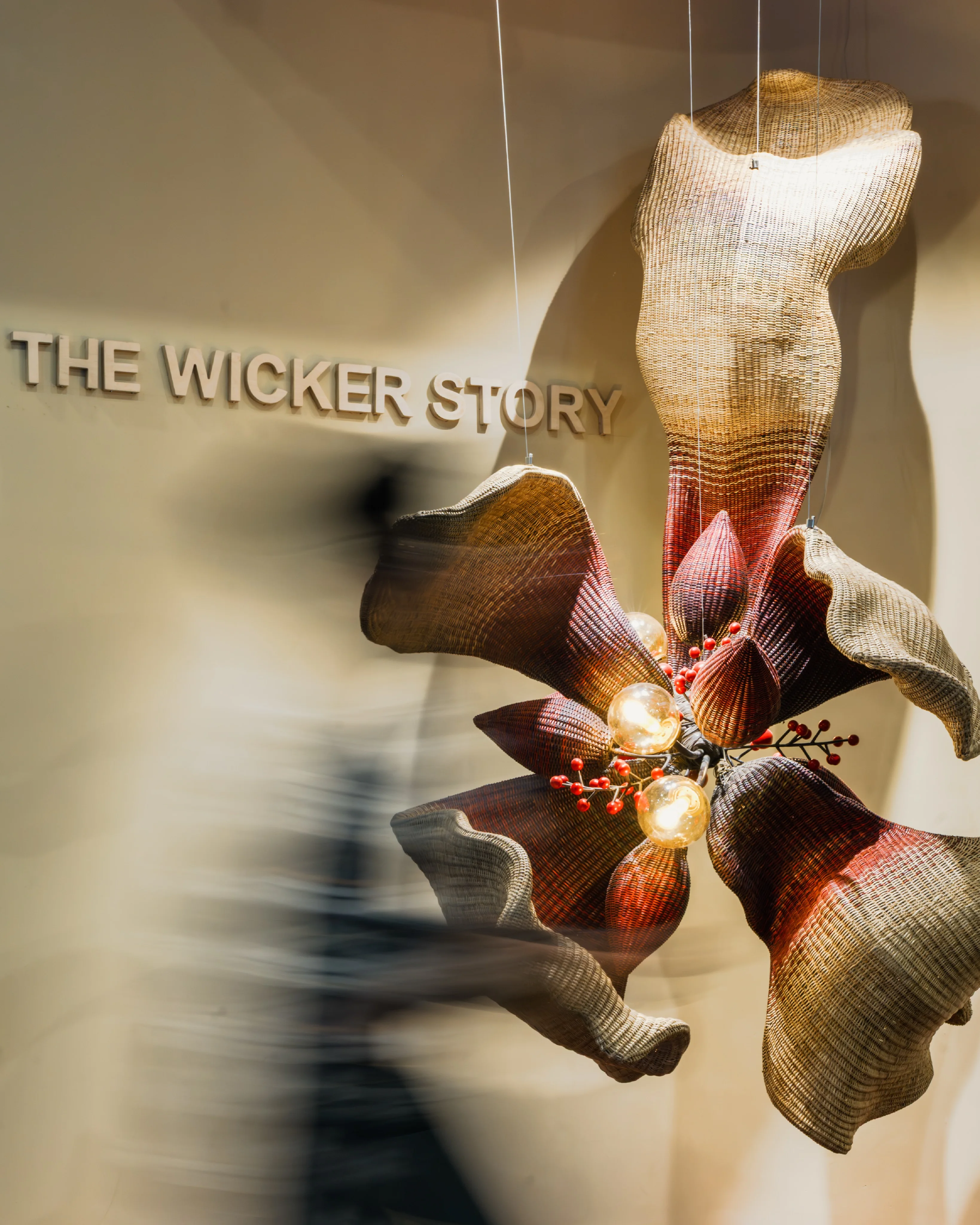 Handwoven cane work by The Wicker Story