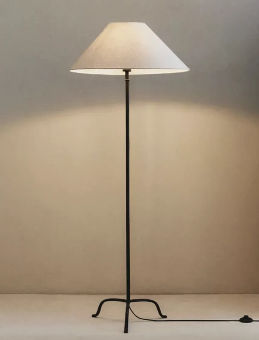 Zara Home floor lamp with tripod base product screenshot